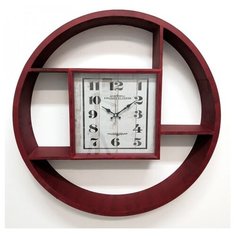 Часы настенные кварцевые GALAXY DA-001 красный