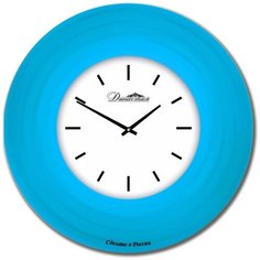 Часы настенные кварцевые Династия 01-03 голубой