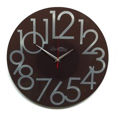 Часы настенные кварцевые Династия 01-08 коричневый