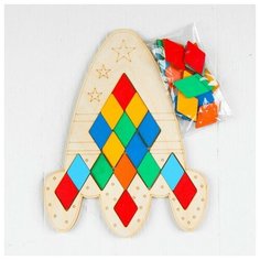 Мозаика Ракета, Smile Decor П018