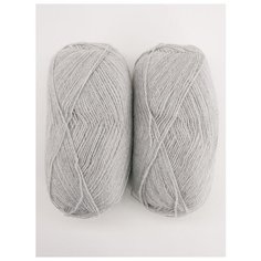 Пряжа "Ангорская теплая" 100г., 480м (2 мотка)., ПЕХОРКА, 276-Перламутр