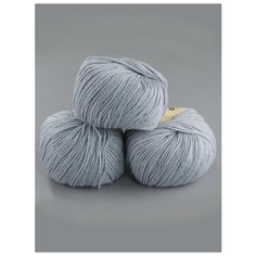 Пряжа "Детский каприз тёплый" 50г, 125м (3 мотка)., Пехорский текстиль, 398-Дымок Пехорка