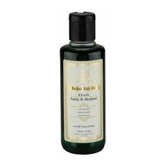 Укрепляющее масло для роста волос “Амла и Брахми” Herbal Hair Oil Amla & Brahmi Khadi (Кхади) 210мл