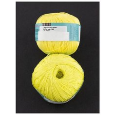Пряжа "Цветное кружево" 50г, 475 м (2 мотка)., ПЕХОРКА, 53-Св.желтый
