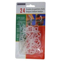 Крепления для электрогирлянд и декора на карнизах, прозрачные, 24 шт., Peha Magic