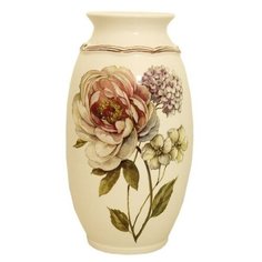 Ваза для цветов "Сады Флоренции" высота 30 см, материал керамика, LCS, LCS008_30-BO-AL