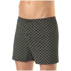 Lowry Трусы шорты классической посадки с рисунком, размер L, черный