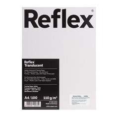 Калька REFLEX А4, 110 г/м, 100 листов, Германия, белая, R17120