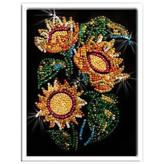 Волшебная Мастерская Мозаика из пайеток Подсолнух 012