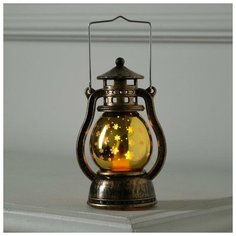 Фигурка Luazon Lighting Снеговик 12 см бронза/теплый белый