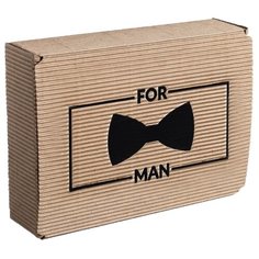 Коробка подарочная Дарите счастье For man 21 х 15 х 5 см бежевый