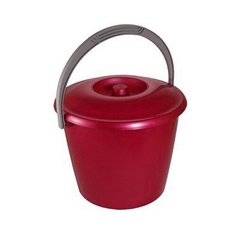 Ведро Martika Соло С630К 3 л красный