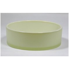 Кашпо чаша NinaGlass 83-077 кремовый, стекло