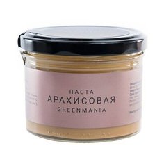 Паста арахисовая с солью GreenMania, 200г
