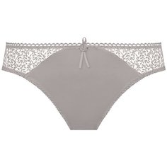 Empreinte Трусы слипы Kate с низкой посадкой, с кружевом, размер 50, gris сendre