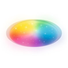 Светодиодный светильник c подсветкой RGB FF480 WH белый 80W D560*75 (ПДУ ИК) Ambrella Light