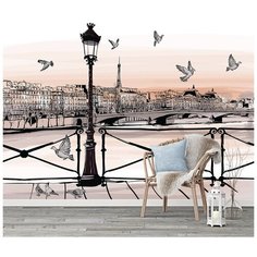 U01003 Фотообои Флизелиновые с виниловым покрытием "Города", 300 x 270 см Barton Wallpapers