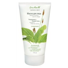 Green Mama Маска очищающая Формула тайги Подорожник и полевой хвощ, 170 мл