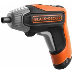 Аккумуляторный винтоверт пистолетной формы BLACK+DECKER BCF611CK, 3.6 В Li-Ion, быстрое ЗУ, кейс, набор оснастки