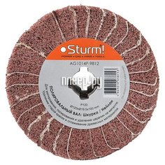 Sturm! AG1014P-9812 щетка, нейлон/шкурка P120, 120x19.5x100mm