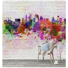 U10403 Фотообои Флизелиновые с виниловым покрытием "Города", 300 x 270 см Barton Wallpapers