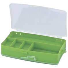 Органайзер Сибртех 90737 22x14x5 см зеленый/прозрачный