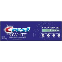 Crest 3D White Stain Eraser Fresh Mint – Зубная паста 99 грамм