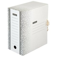 OfficeSpace Короб архивный с клапаном Standard A4, микрогофрокартон, 150 мм белый