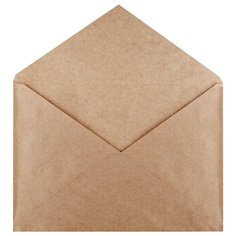 Конверт С6, Ряжская печатная фабрика, 114*162мм, крафт, б/подсказа, б/окна, клеевой край