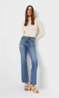 Stradivarius Свитер С Высоким Воротником Цвет Камня Xl