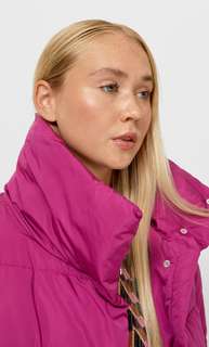 Stradivarius Пуховик С Высоким Воротником Multicolor Xl