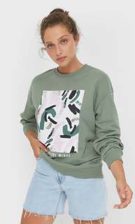 Stradivarius Толстовка С Принтом Multicolor S