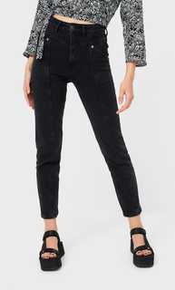 Stradivarius Джинсы Mom Fit Облегающего Кроя С Разрезами С Эффектом Потертости 44