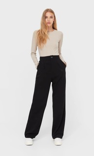 Stradivarius Футболка С Открытой Деталью Multicolor Xl