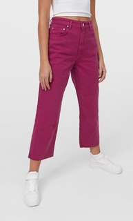 Stradivarius Укороченные Джинсы Прямого Кроя Multicolor 34