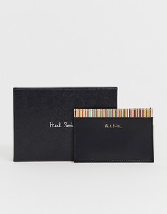 Черная визитница Paul Smith-Черный