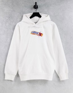 Худи белого цвета с плиткой шоколада Carhartt WIP-Белый