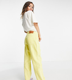 Желтые вельветовые джинсы в винтажном стиле Reclaimed Vintage Inspired 91-Желтый