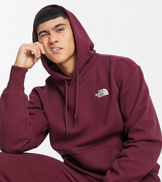 Худи бордового цвета The North Face Essential – эксклюзивно для ASOS-Красный