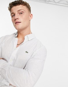 Рубашка с длинными рукавами Lacoste-Белый