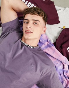 Фиолетовая выбеленная футболка Carhartt WIP Sedona-Фиолетовый цвет