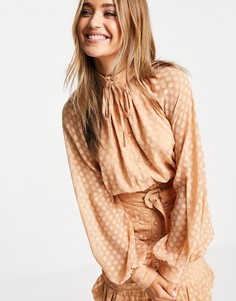 Блузка на пуговицах от комплекта ASOS DESIGN-Розовый цвет