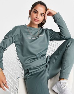 Зеленый свитшот The North Face Mountain Athletic-Зеленый цвет