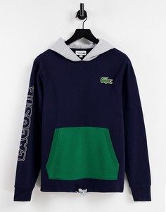 Худи с логотипом Lacoste Sport-Темно-синий