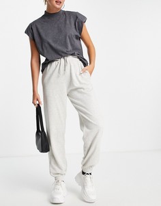 Серые меланжевые oversized-джоггеры в стиле 90-х Topshop-Серый