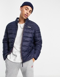 Темно-синий пуховик с воротником-стойкой Jack & Jones Essentials
