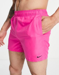 Розовые шорты для плавания длиной 5 дюймов Nike-Розовый цвет