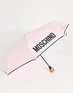 Подарочный зонт с медведем Moschino-Розовый цвет