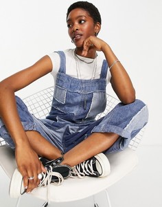 Голубой джинсовый комбинезон Free People Fern