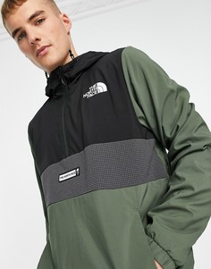 Ветровка цвета хаки The North Face Mountain Athletic-Зеленый цвет